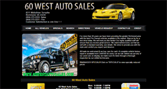 Desktop Screenshot of 60westautosales.com